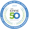 The CIVIC 50 logo