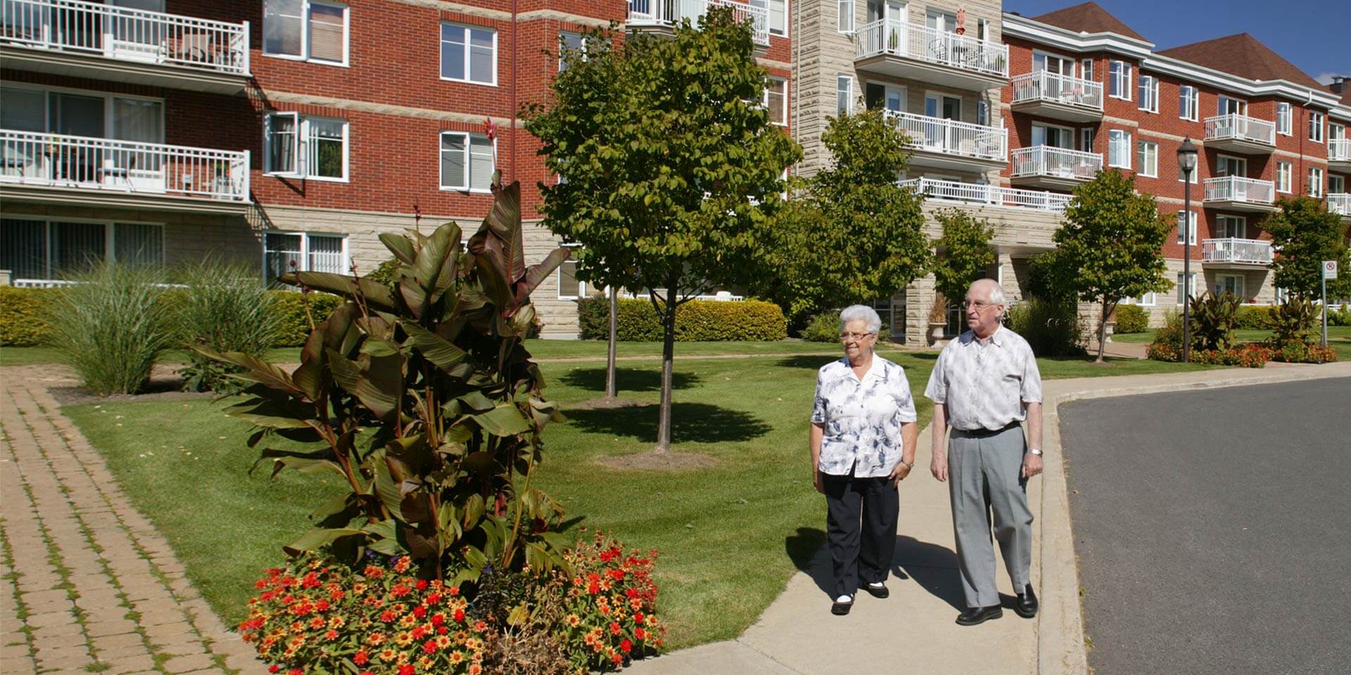 A couple out for a walk