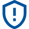 Shield alert icon